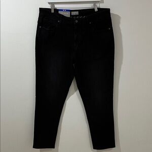 NWT Ted Baker Men’s Black Jeans 36x32 Cotton Denim Comfort Straight Jeans Luxury